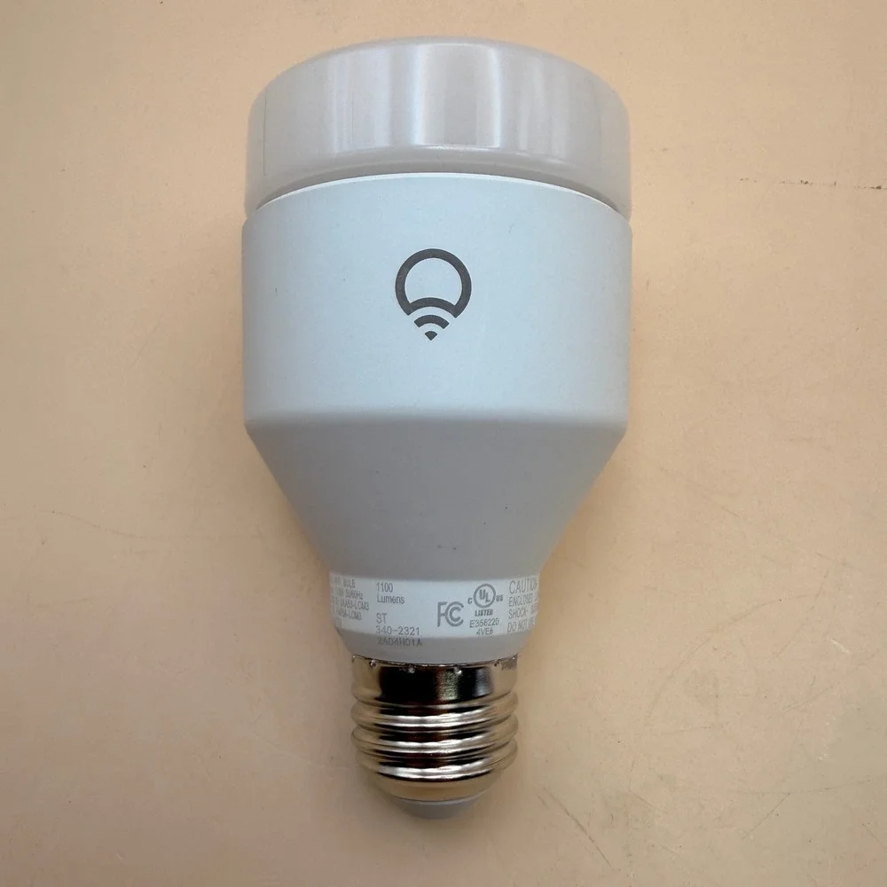 LIFX Color, A19 1100 lumens, Wi-Fi Smart LED Light‎ Bulb, Billions of Colors and